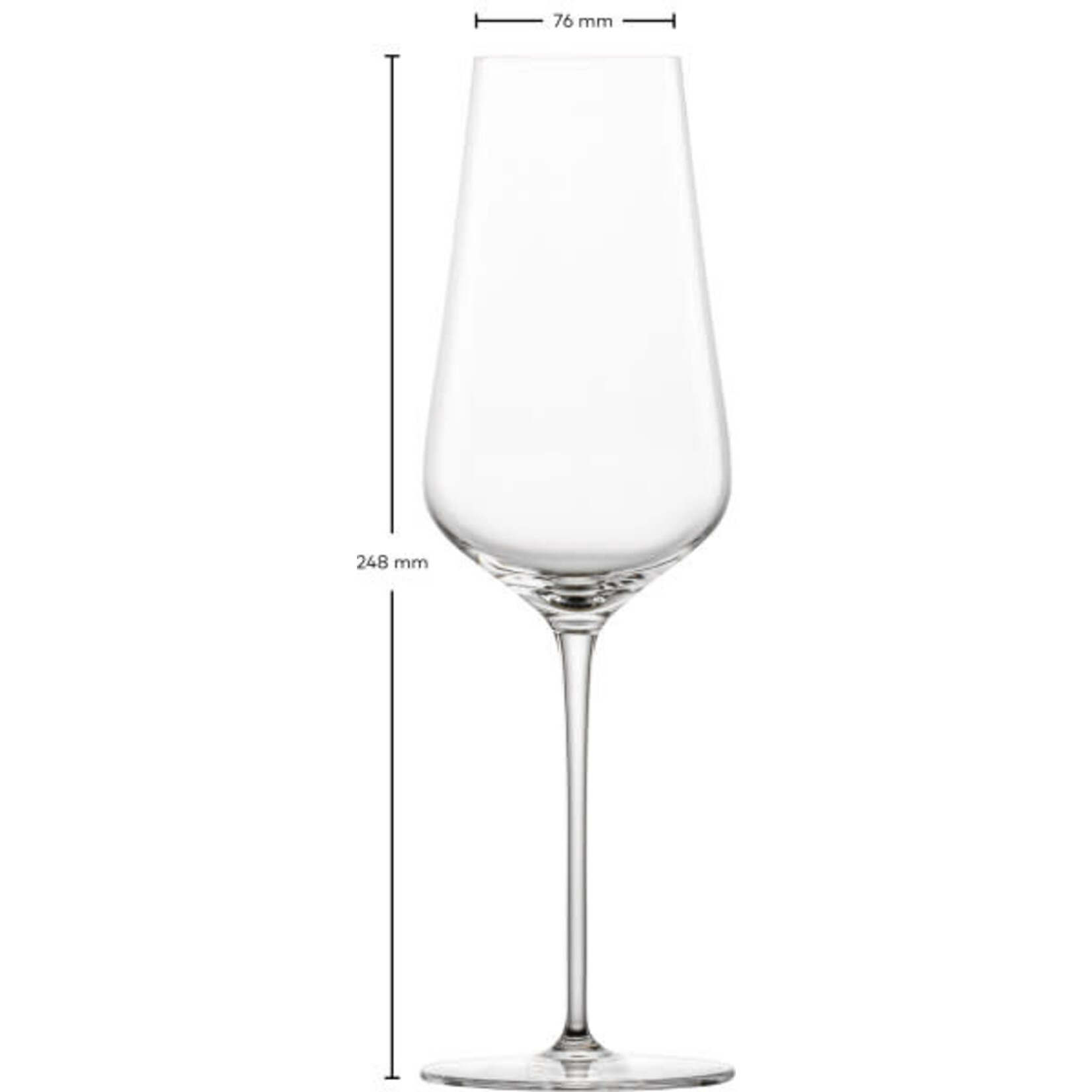 Zwiesel Collection Glas Doos-2 Duo-77 Zwiesel Duo-77  Champagne glas 378 ml Duo Zwiesel glas 123474