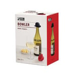 Diverse Merken flessenstoppers set-2 Monkey Business Bowler Bottle stoppers rood en zwart mb6906