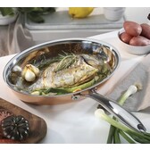 Spring Culinox koekenpan koper, roestvrij staal, 24 cm
