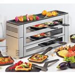 Spring Pannen en meer 6 persoons Pizza Raclette Spring  pizza Raclette6 Zilver Spring 3367710004