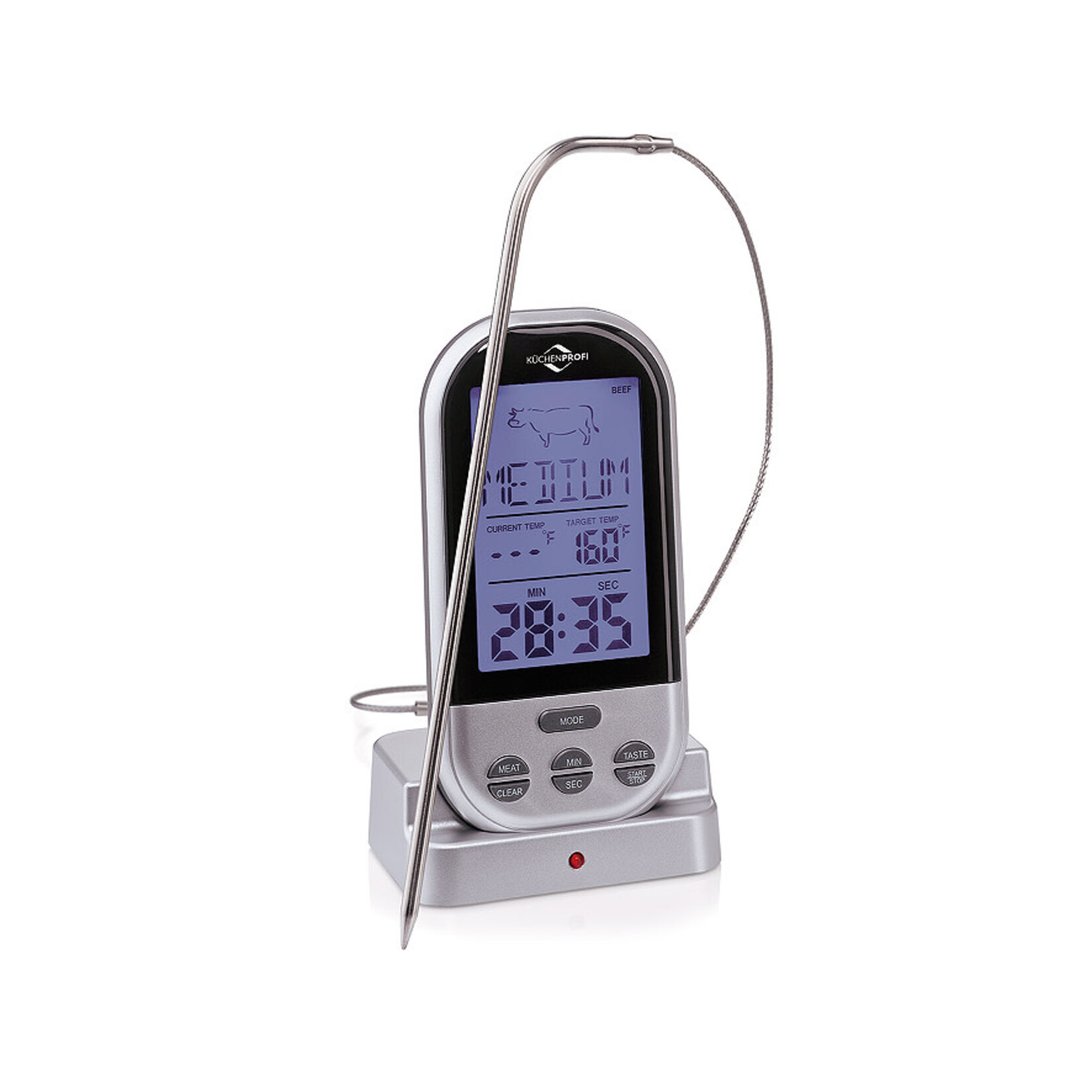 Kuchenprofi 30 meter bereik, 0 tot 250 °C digitale kerntemperatuur kookthermometer Kuchenprofi 1065680000