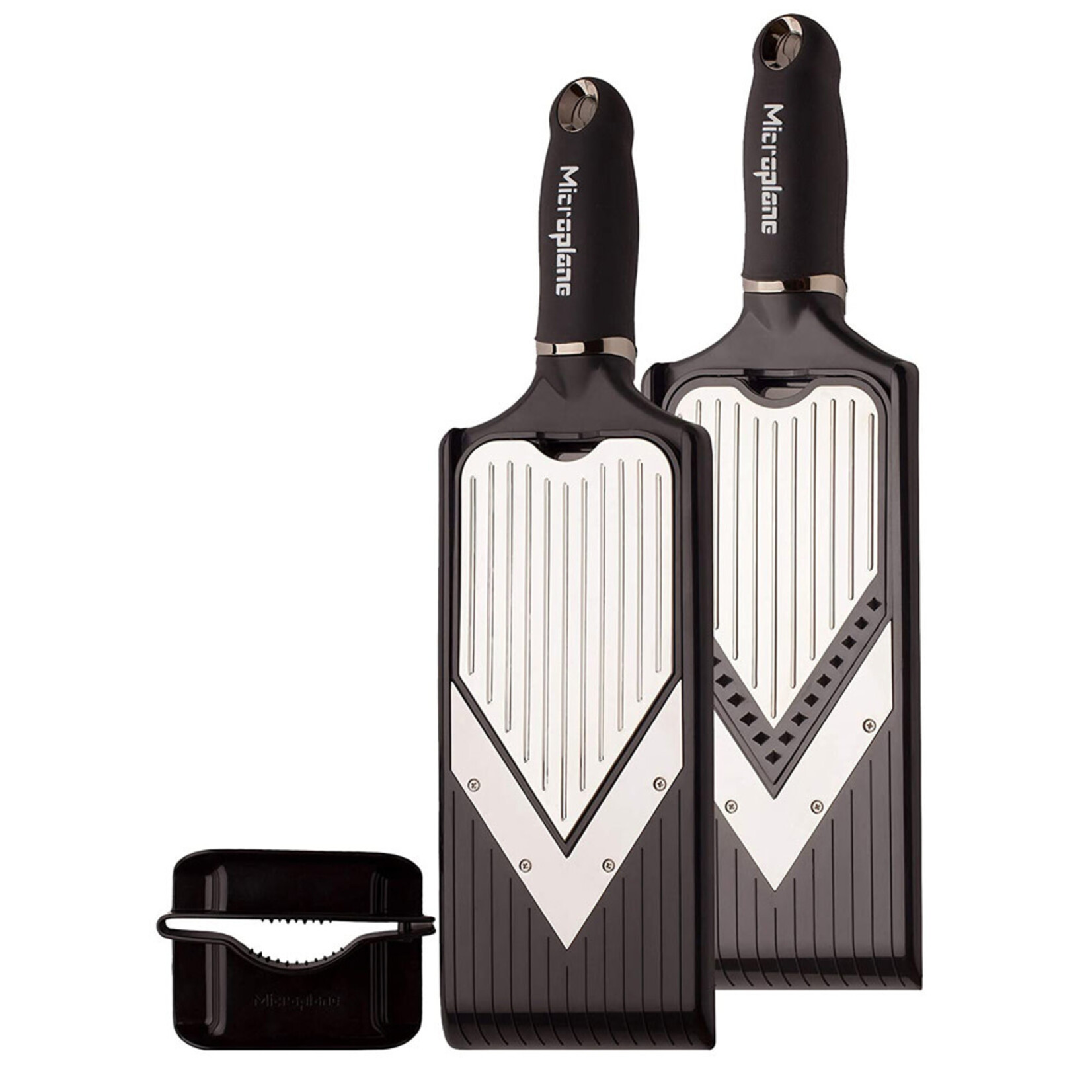 Microplane instelbare V-blade slicer Microplane Gourmet V-slicer met Julienne Microplane 48940