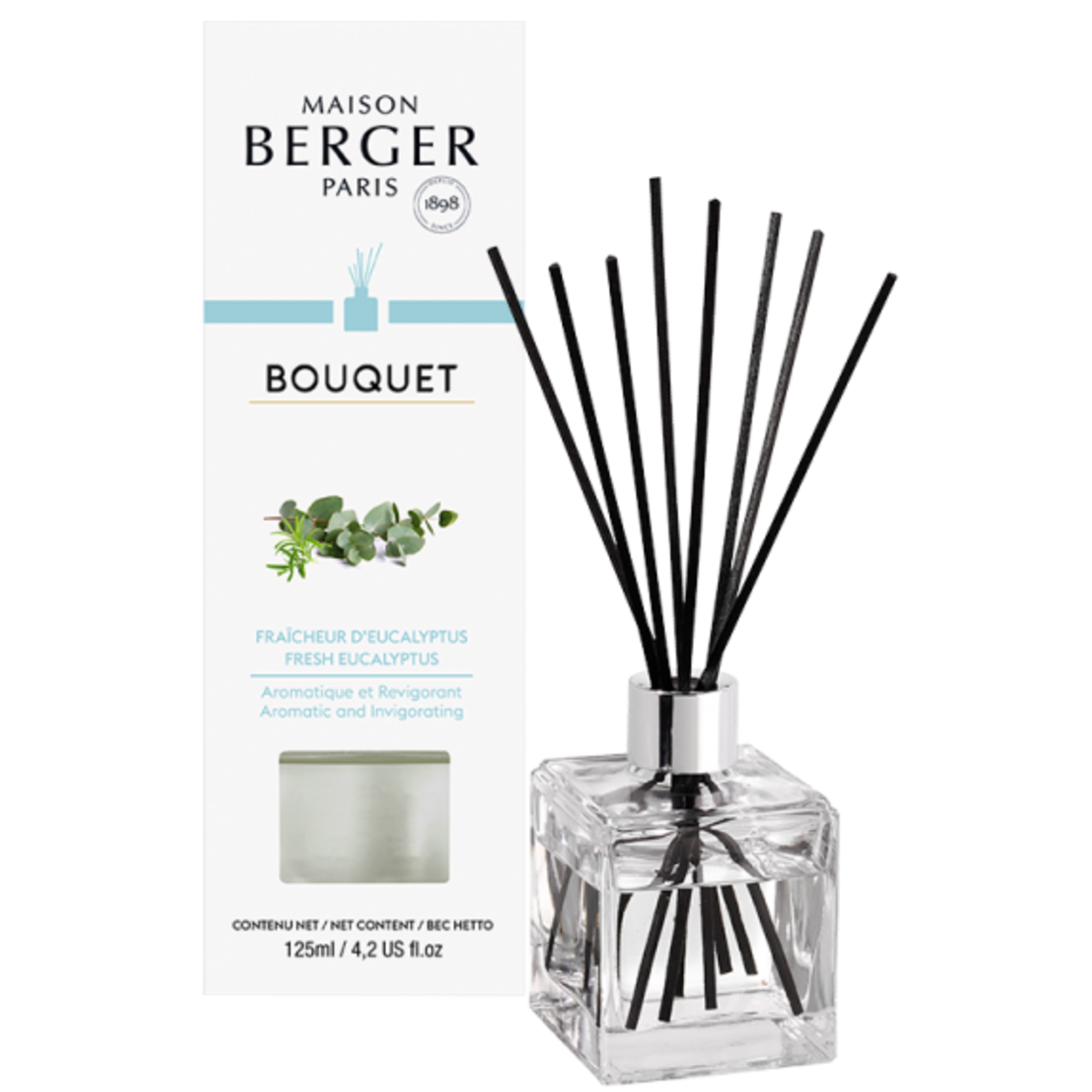 Maison Berger Paris 1898 cube bouquet Fraicheur D'Eucalptus Maison Berger Fresh Eucalyptus cube Maison Berger 6192