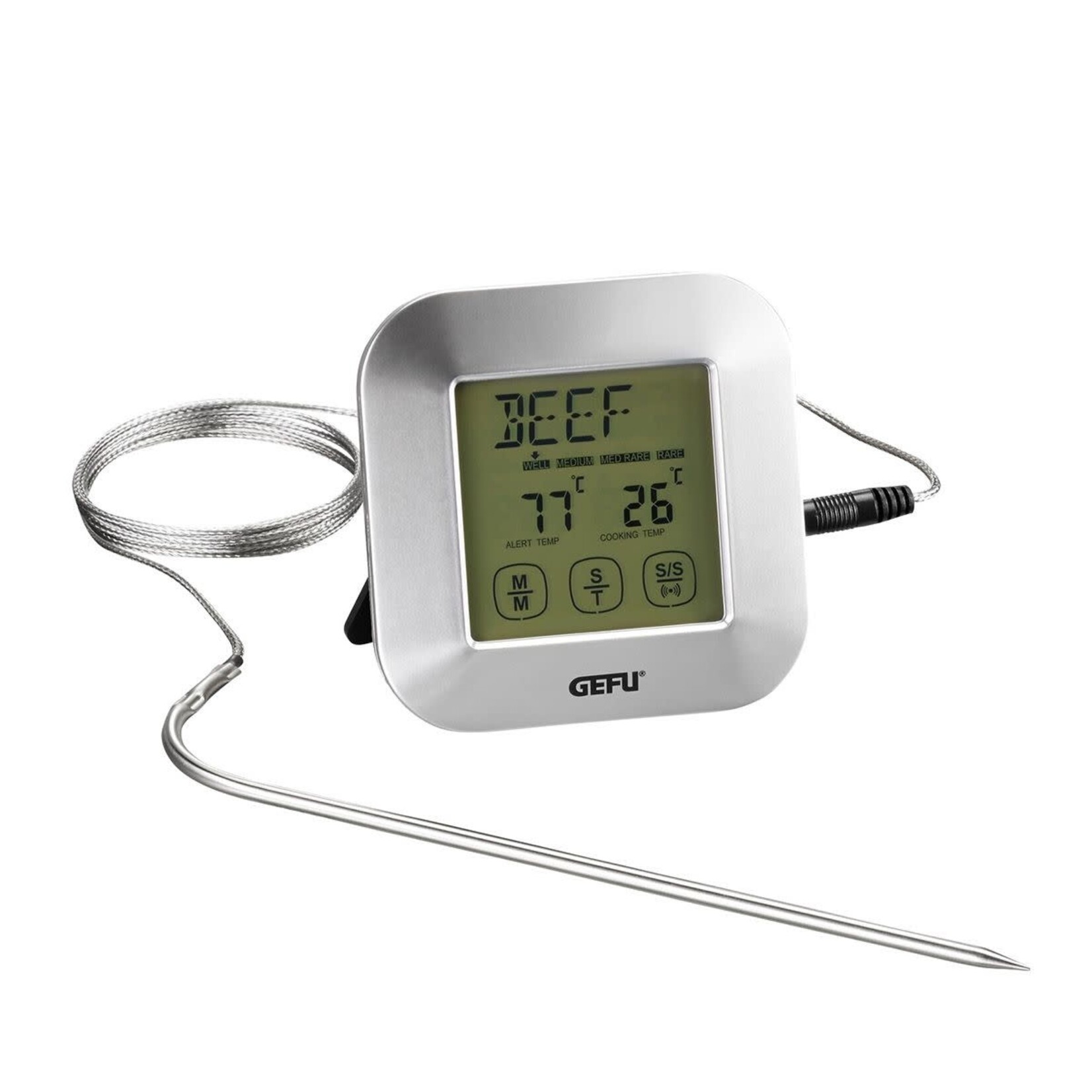 Gefu 2 in 1 digitale 0-250 °C thermometer en 0-99 min timer Gefu Punto digitale thermometer & timer Gefu 21790