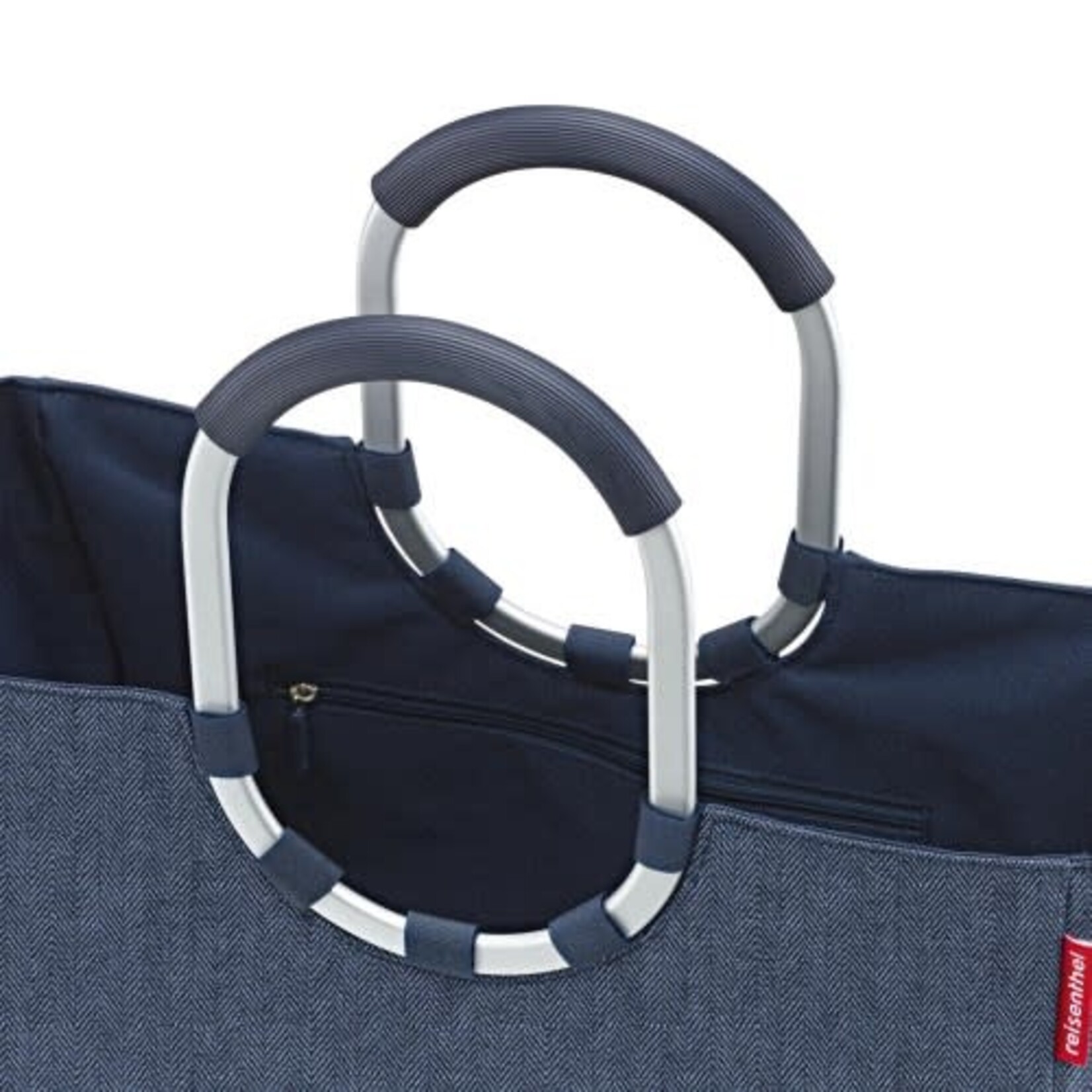 Diverse Merken Reisenthel Loopshopper Large Herringbone Dark Blue Reisenthel OR4113