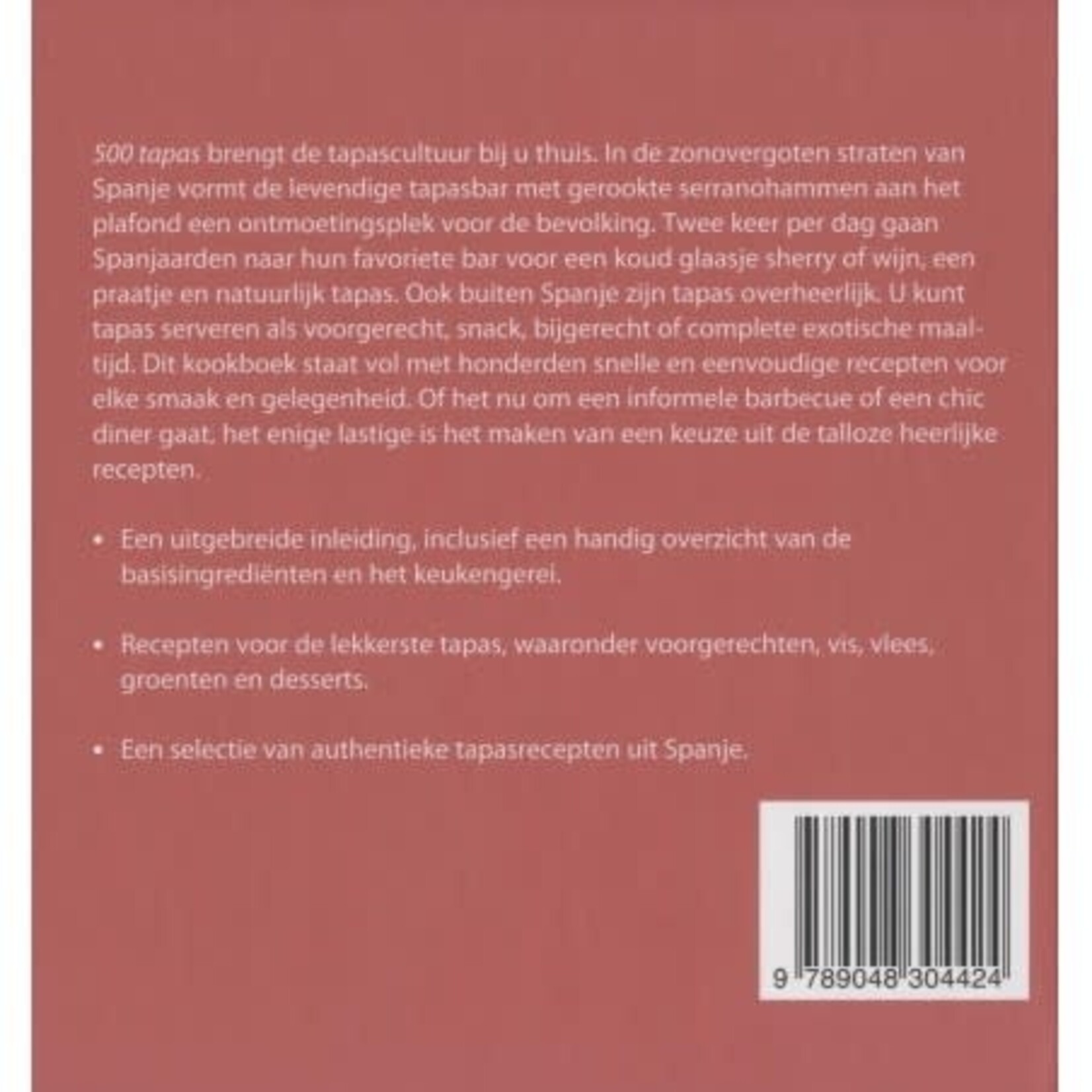 Diverse Merken 500 Tapas Kookboek ISBN 9789048304424