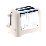 Dualit Broodrooster Dualit Lite Gloss Wit 2 slots Toaster broodrooster + tosti wit Dualit D26273