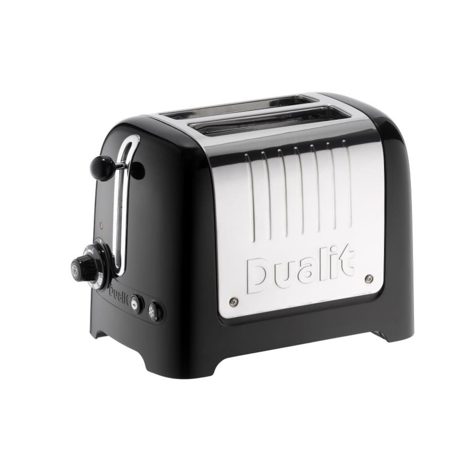 Dualit Broodrooster Dualit Lite Gloss Zwart 2 slots Toaster broodrooster + tosti zwart Dualit D26225