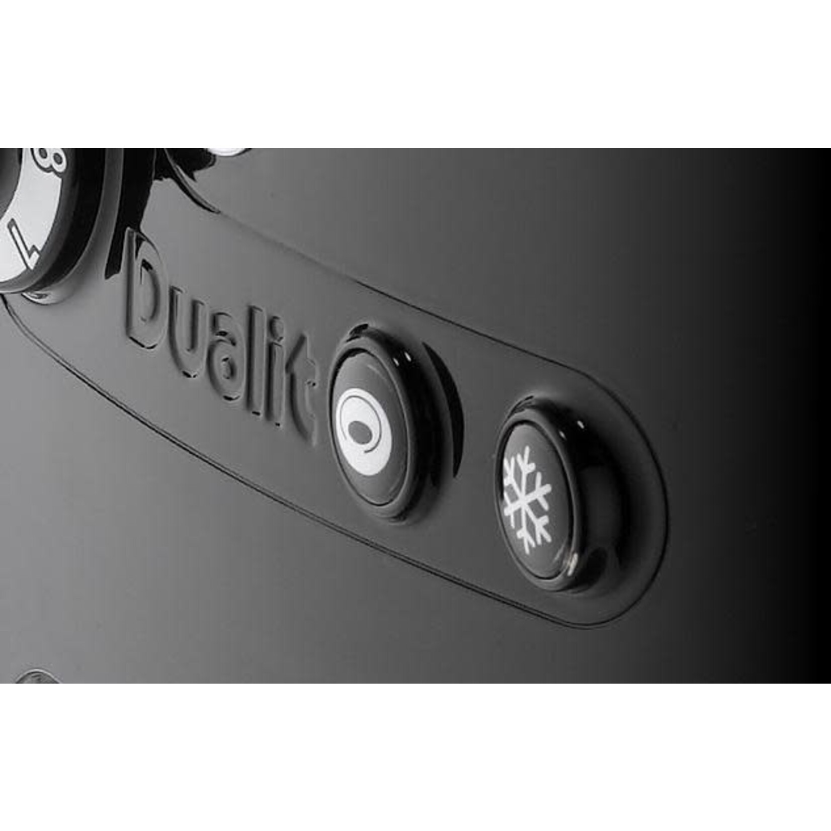 Dualit Broodrooster Dualit Lite Gloss Zwart 2 slots Toaster broodrooster + tosti zwart Dualit D26225