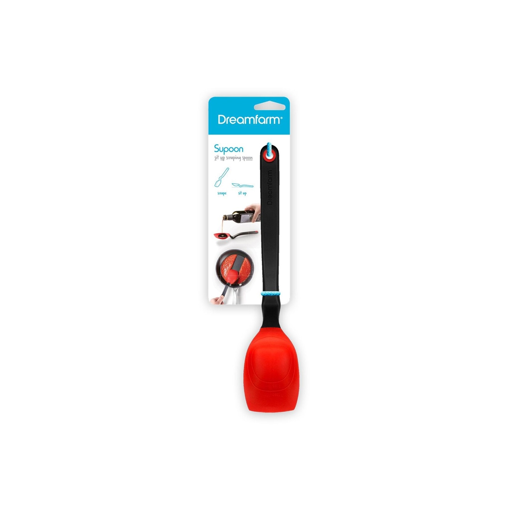 Diverse Merken rood Dreamfarm supoon spatel en maatlepel Dreamfarm DFSU2621