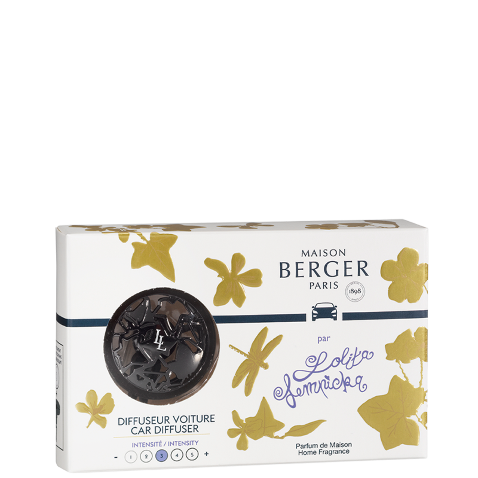 Maison Berger Paris 1898 Autodiffuser Lolita Lempicka black Maison Berger autoparfumverspreider Lolita Lempicka zwart Maison Berger 6408