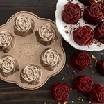 Nordic Ware Nordic Ware Rosebud cakelet pan 2.25 cups 530 ml 6 rozen bakvorm Nordic Ware 85148