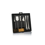 Lagiole Style de Vie 5 kaasmessen en 1 botermes mat rvs Style de Vie set-6 kaas-en botermessen