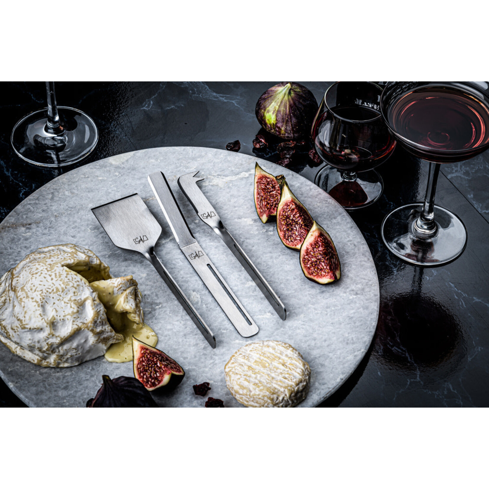 Lagiole Style de Vie 5 kaasmessen en 1 botermes mat rvs Style de Vie set-6 kaas-en botermessen