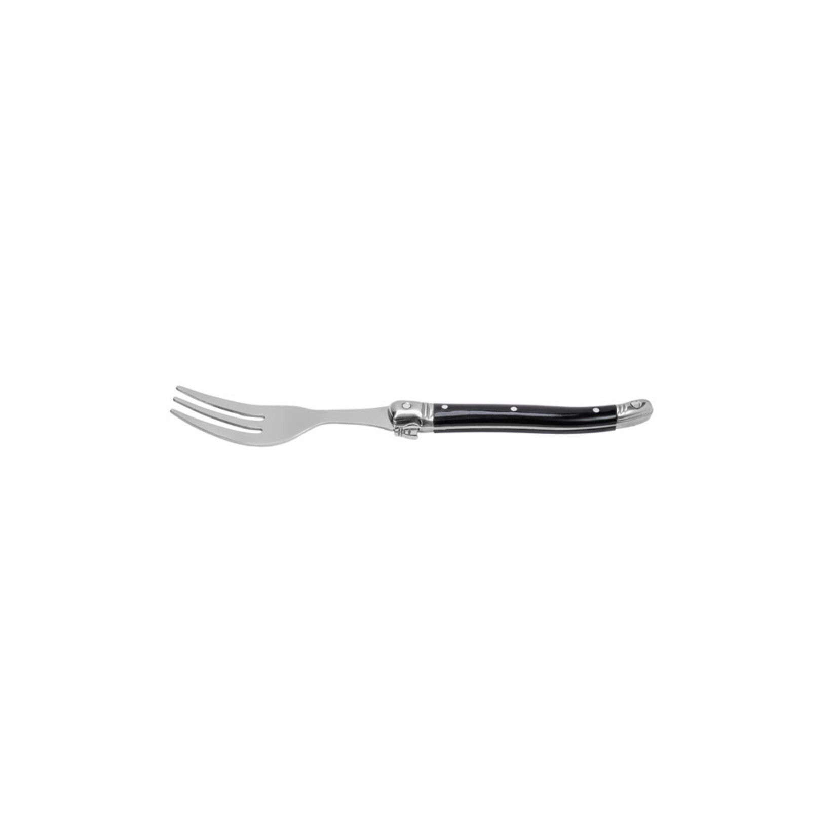 Lagiole Style de Vie set-6 zwarte premium line taartvorken Laguiole Style de Vie taartvorken set-6 Laguiole 8718719301265