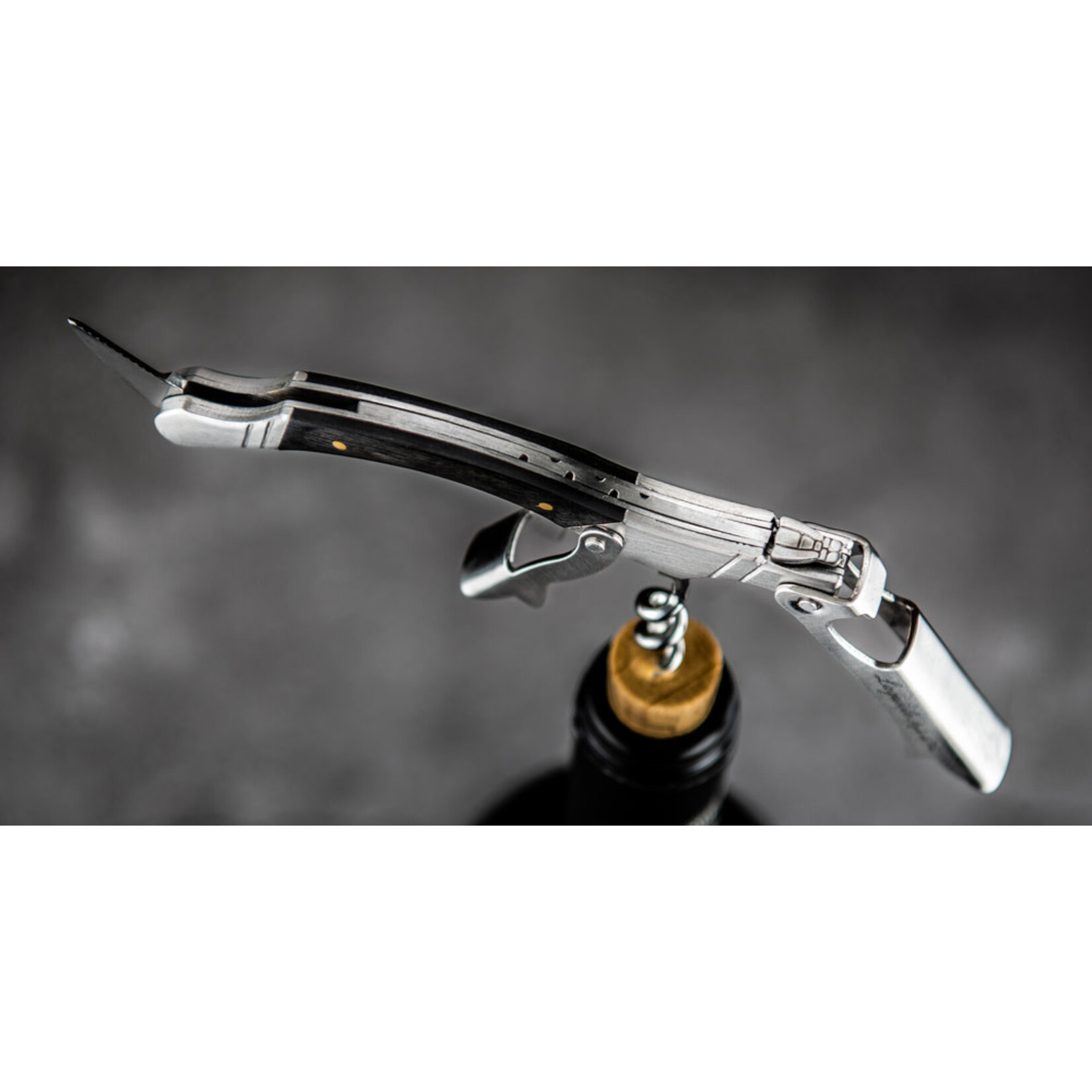 Lagiole Style de Vie Kurkentrekker zwart ebbenhout Style de Vie Luxury Line kurkentrekker zwart Style de Vie kurkzwart