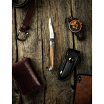 Lagiole Style de Vie Zakmes Zebrano hout Style de Vie Luxury Line zakmes Zebrano hout met aanzetstaal en etui Style de Vie