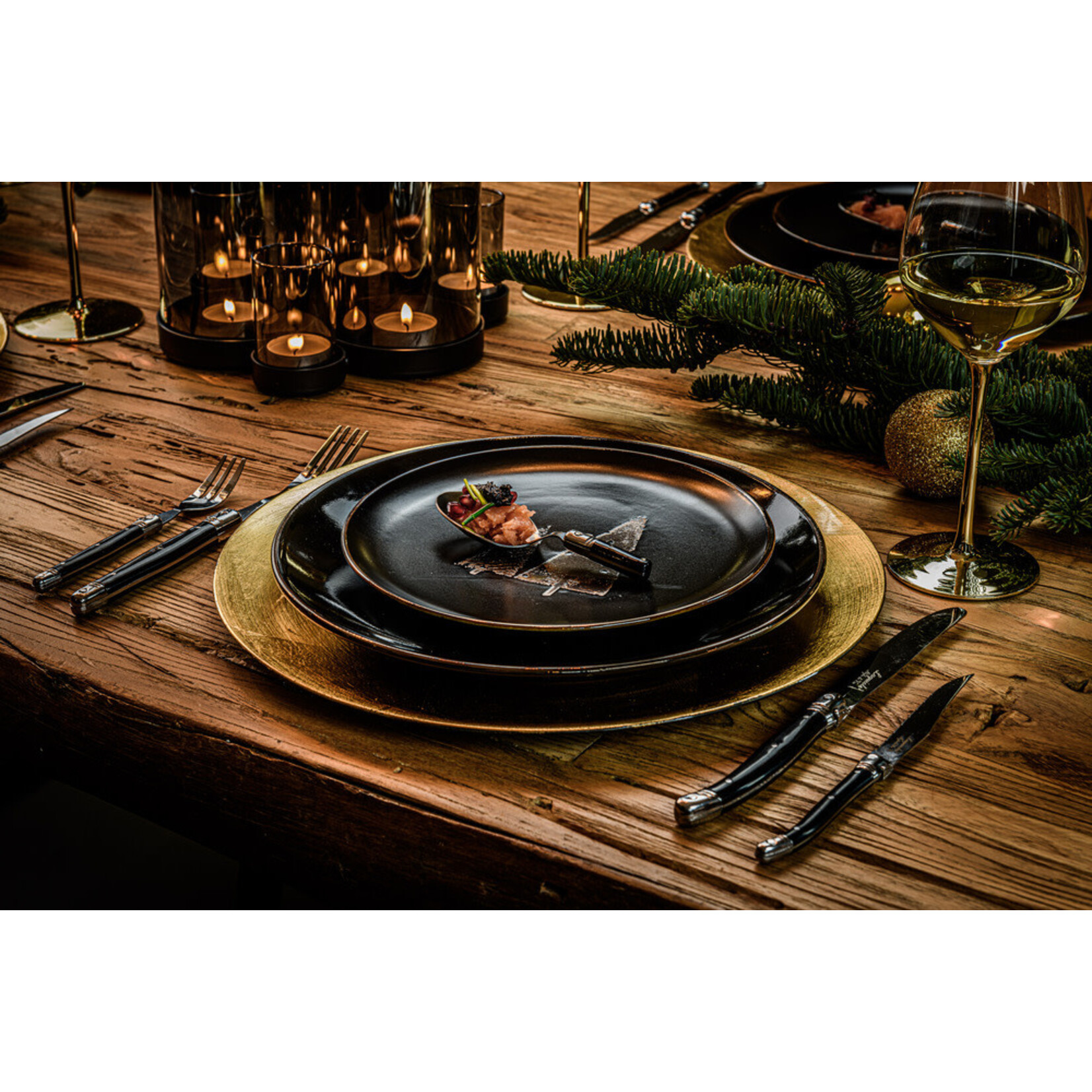 Lagiole Style de Vie 8 dlg Mini Couvert zwart Laguiole Style de Vie Premium Line mini Couvert zwart PrMiniCouvZw