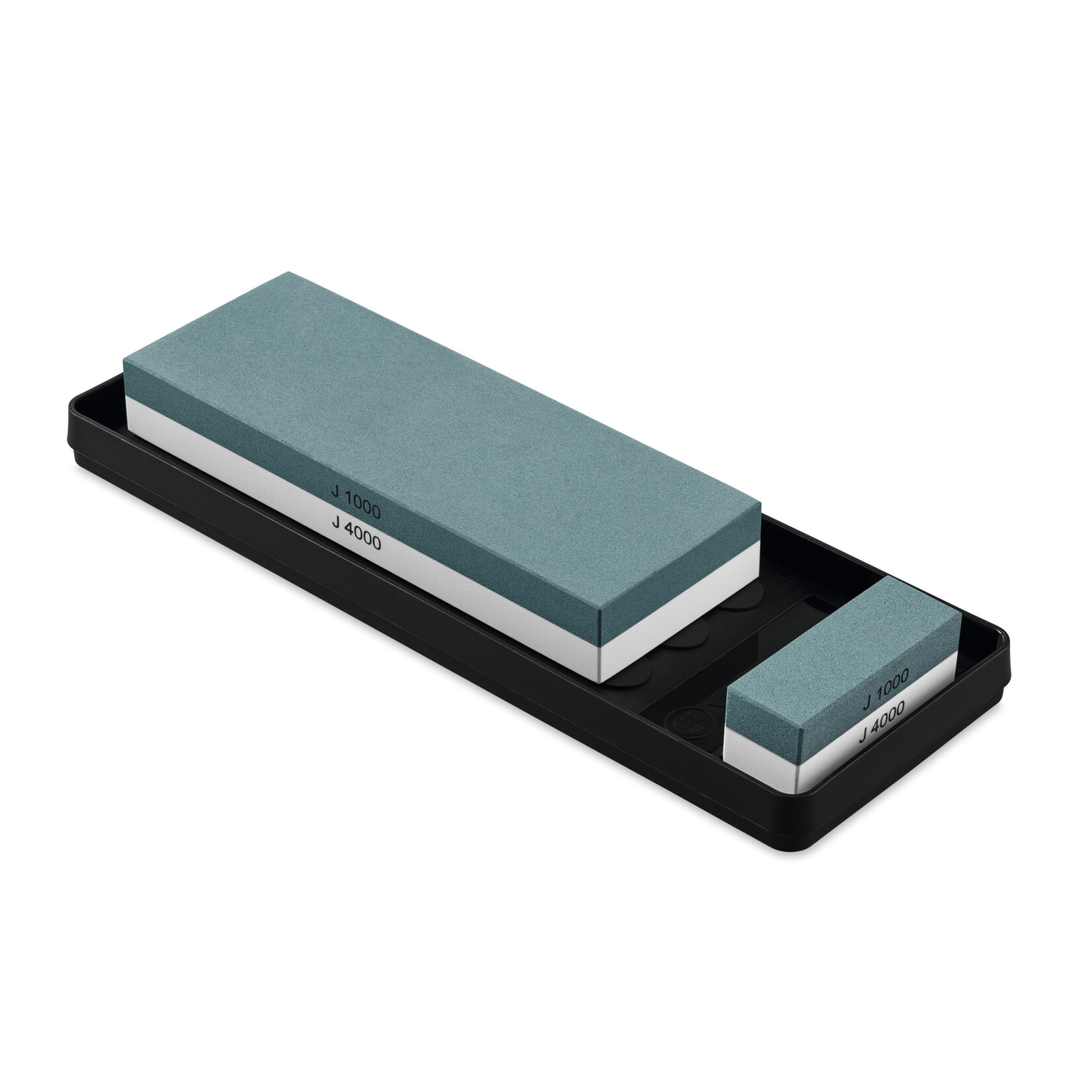 Wüsthof, messen uit Solingen Wüsthof wetsteen J 1000 - J 4000 met anti slip houder en ruw of opschuursteentje Wusthof 3069720101