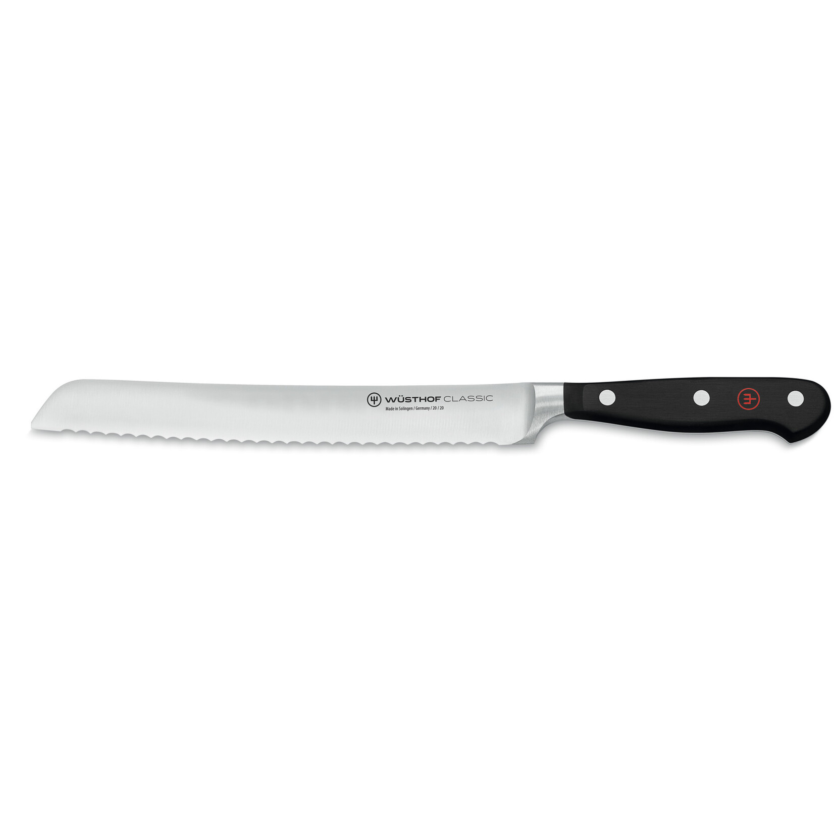 Wüsthof, messen uit Solingen gemaakt onder leiding van de 5e generatie familie Wusthof 20 cm brood mes Wusthof Classic broodmes 20 cm Classic Wusthof 1040101020