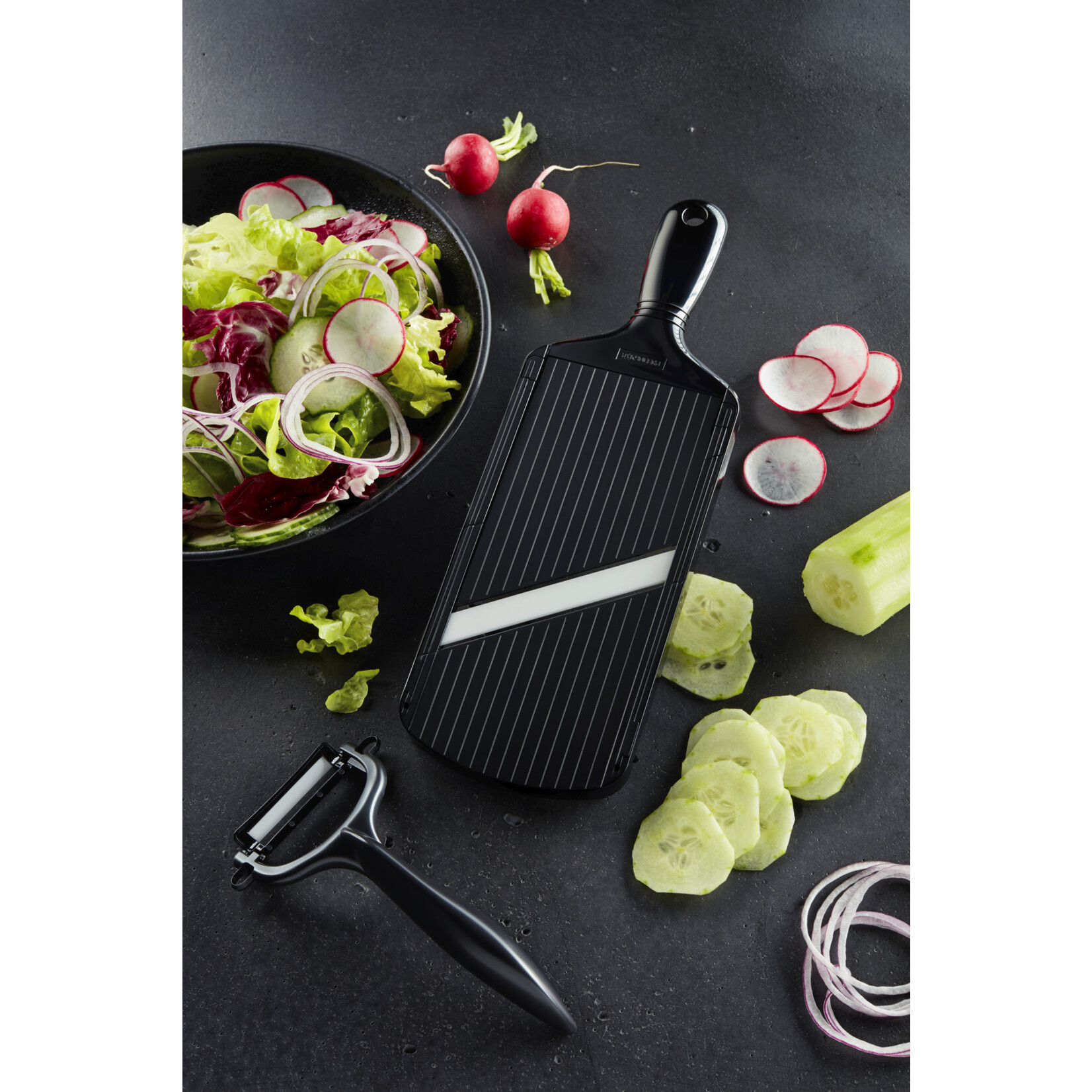 Diverse Merken Kyocera Ceramische schaaf verstelbare mandoline Kyocera Adjustable ceramic Slicer Kyocera CSN202BK