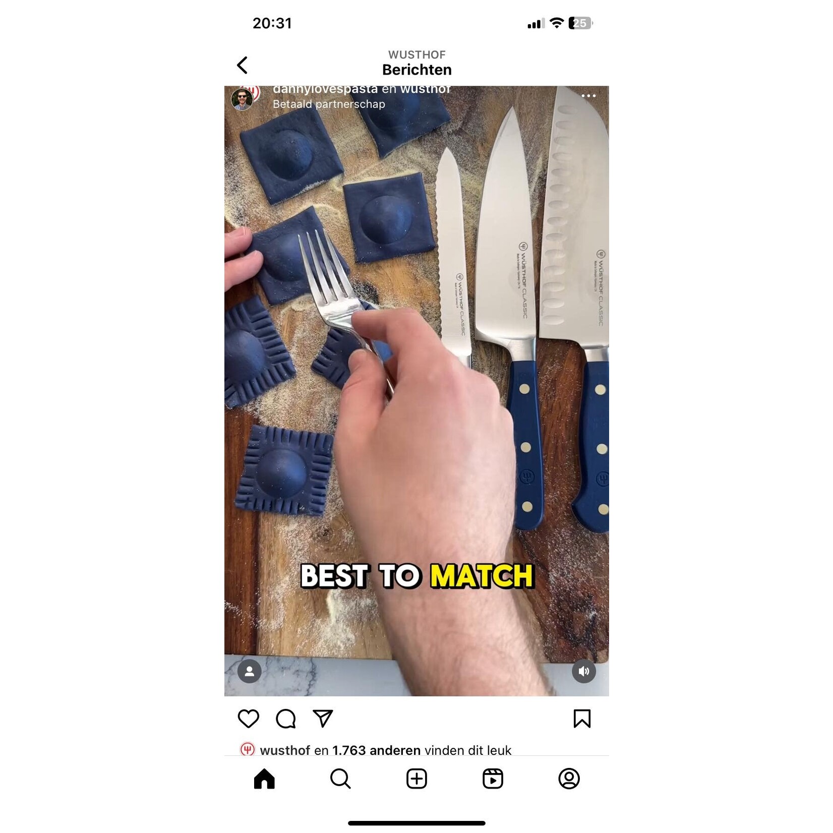Wüsthof, messen uit Solingen 17 cm Santoku mes Wusthof Classic Santokumes 17 cm Classic Wild Blueberry Wusthof 1061731817