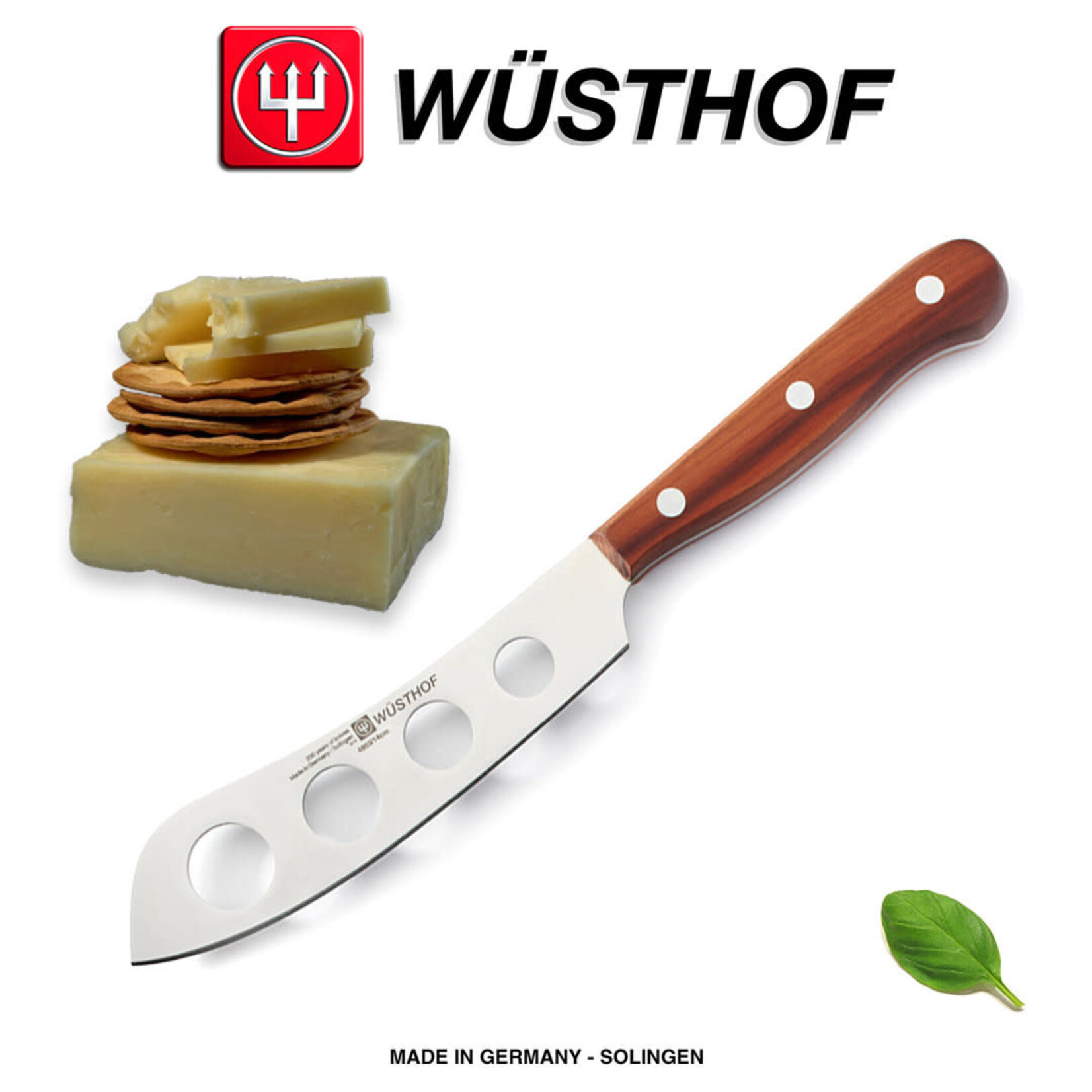Wüsthof, messen uit Solingen 3 delige Charcuterie set Wusthof Charcuterie set in houten kistje Wüsthof 9548