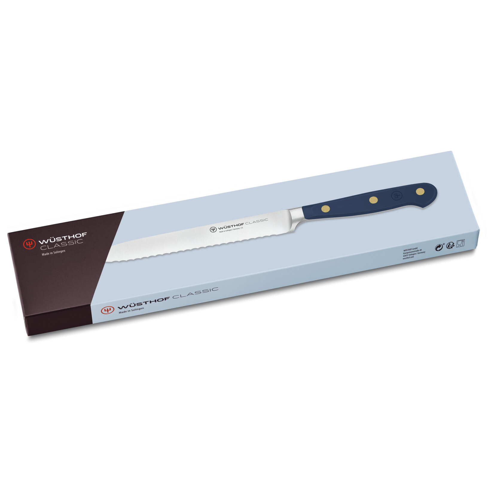 Wüsthof, messen uit Solingen 14 cm worst mes Wusthof Classic worstmes 14 cm Classic Wild Blueberry Wusthof 1061708614