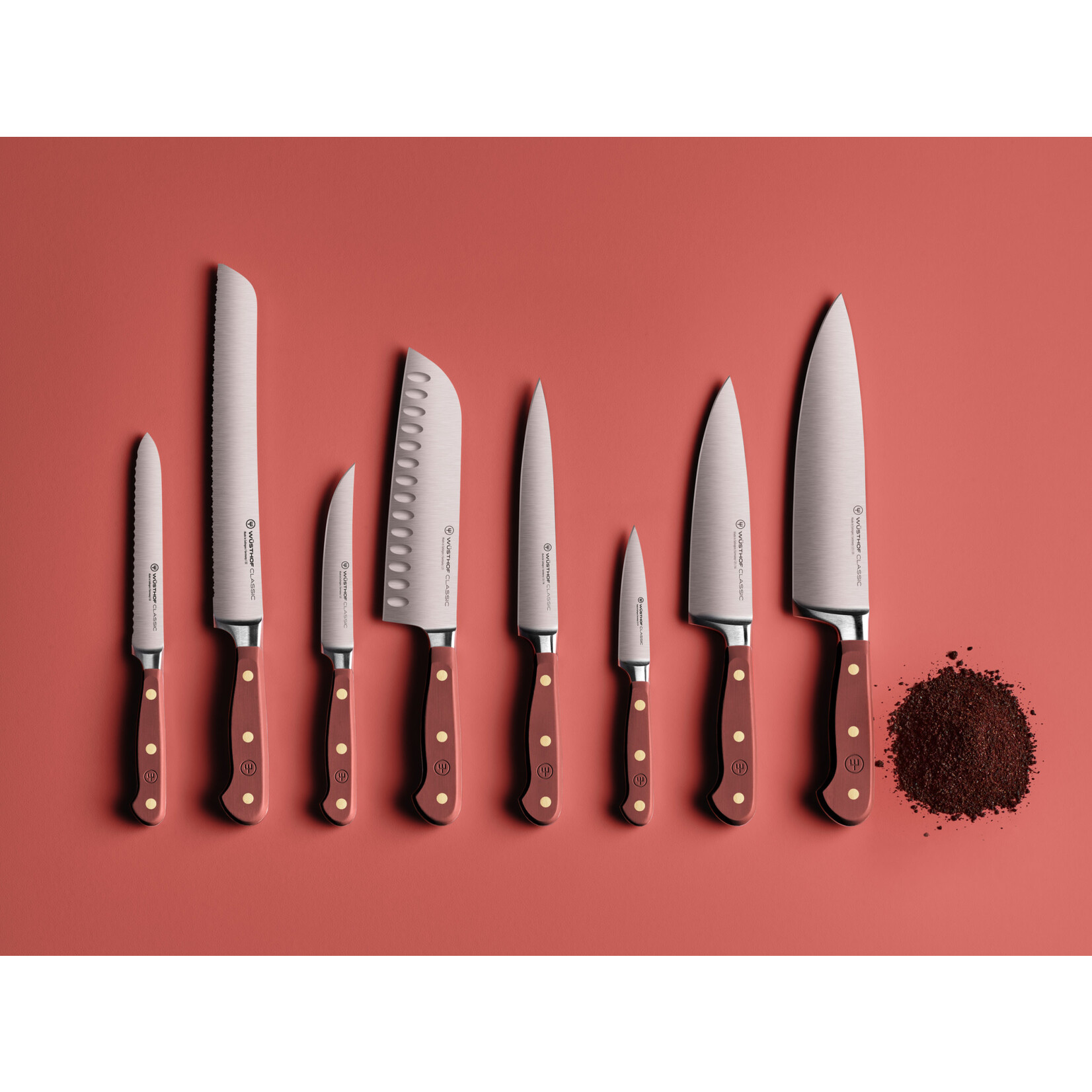 Wüsthof, messen uit Solingen gemaakt onder leiding van de 5e generatie familie Wusthof 14 cm worst mes Wusthof Classic worstmes 14 cm Classic Tasty Sumac Wusthof 1061708514