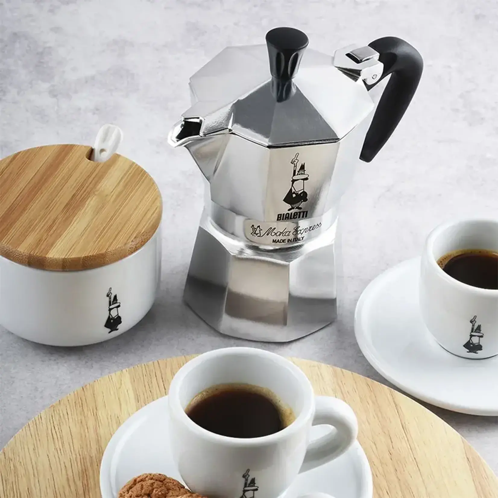Bialetti De iconische Italiaanse espressomakers percolators 190 ml 4 kops Espressokoker Bialetti Moka Espress espressomaker 190 ml Bialetti 0001164