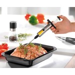 Gefu kookspeelgoed deze rvs spuit met 2 naalden Gefu BBQ rvs marinade spuit Gefu 89162