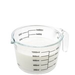 Gefu 1 liter glazen maatbeker Gefu Dimenso maatbeker 1 liter hittebestendig glas 450°C Gefu 14462