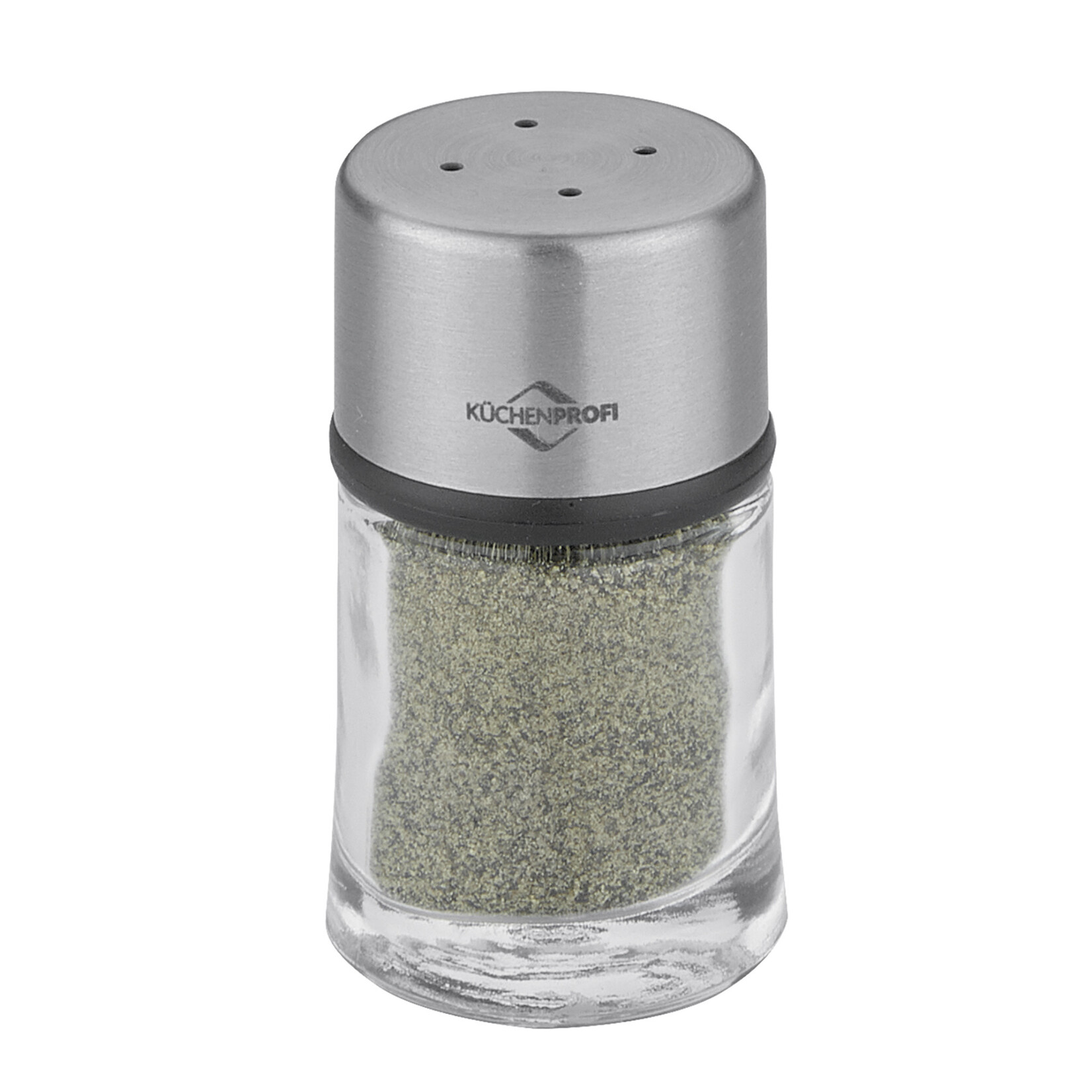 Kuchenprofi Ø 3 cm hoog 5 cm peper of zout strooier glas met rvs Kuchenprofi strooier Kuchenprofi 3003002800