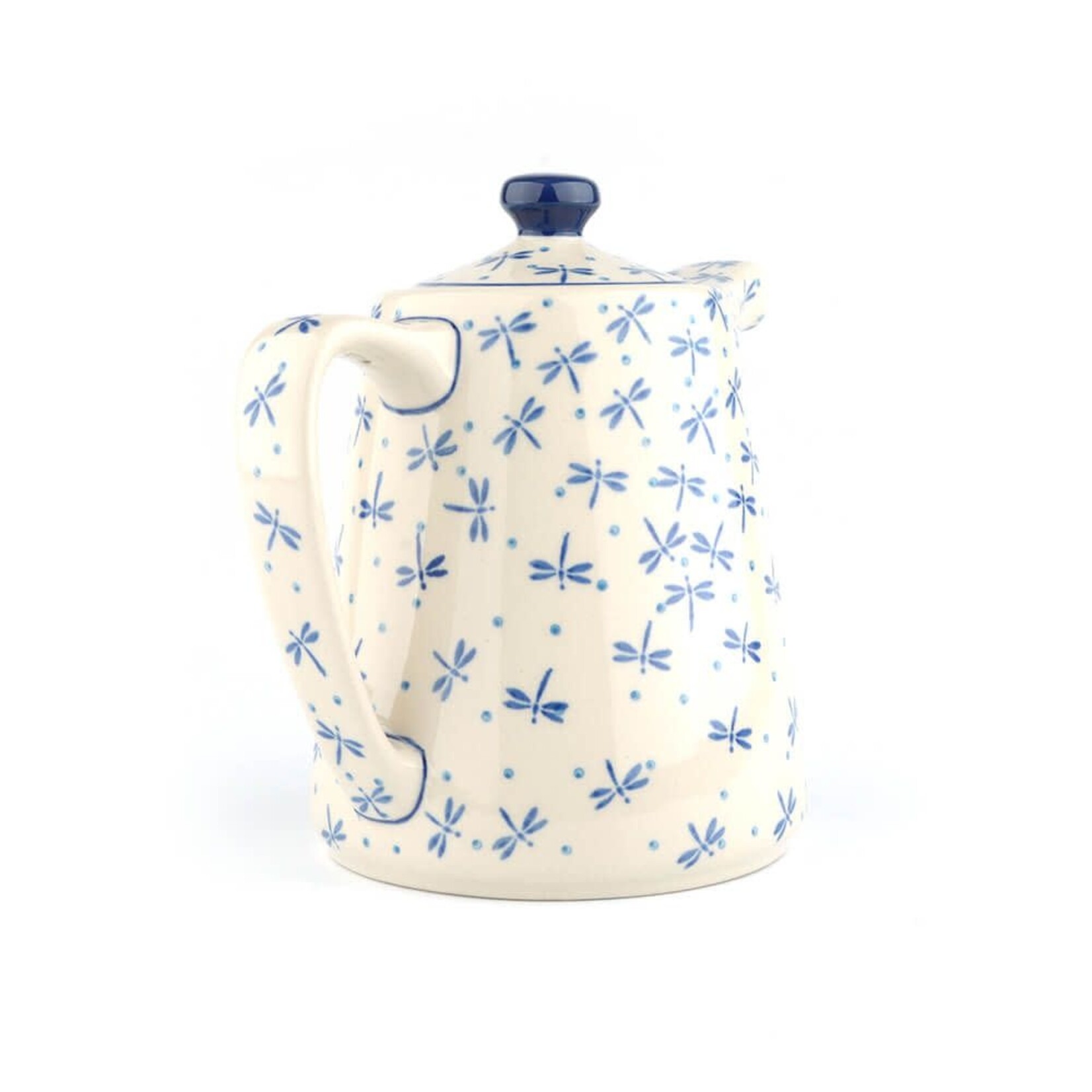 Bunzlau Castle Bunzlau Castle rechte theepot 1 liter Bunzlau Castle Tea Pot Straight Damselfly Bunzlau Castle 2471-2332