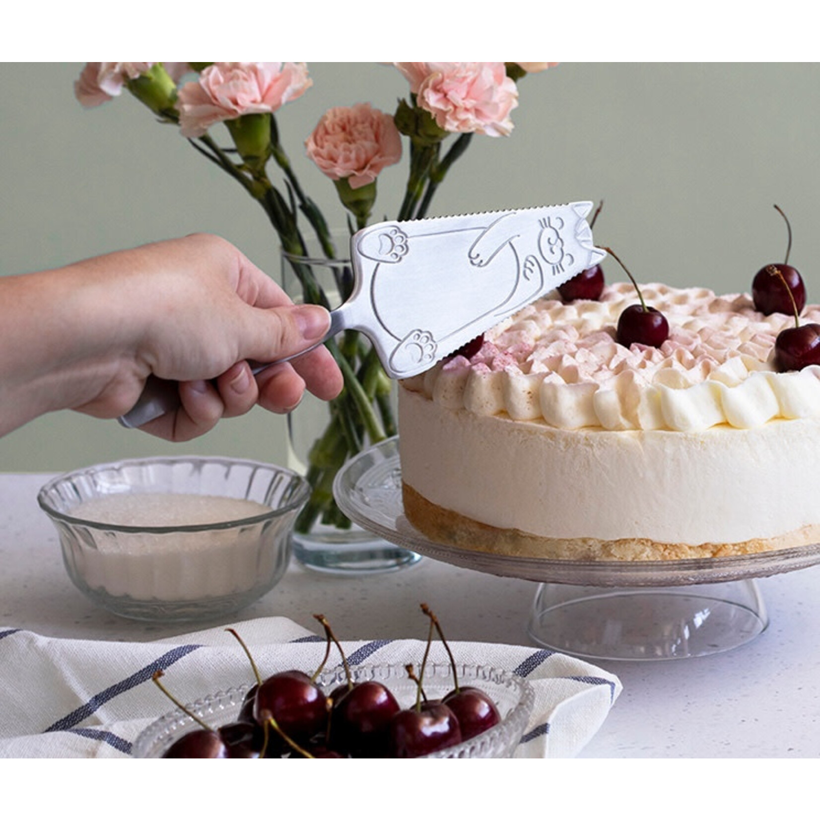 Diverse Merken Taartschep Cakitty Peleg Design Cake schep Cakitty rvs Peleg Pe330