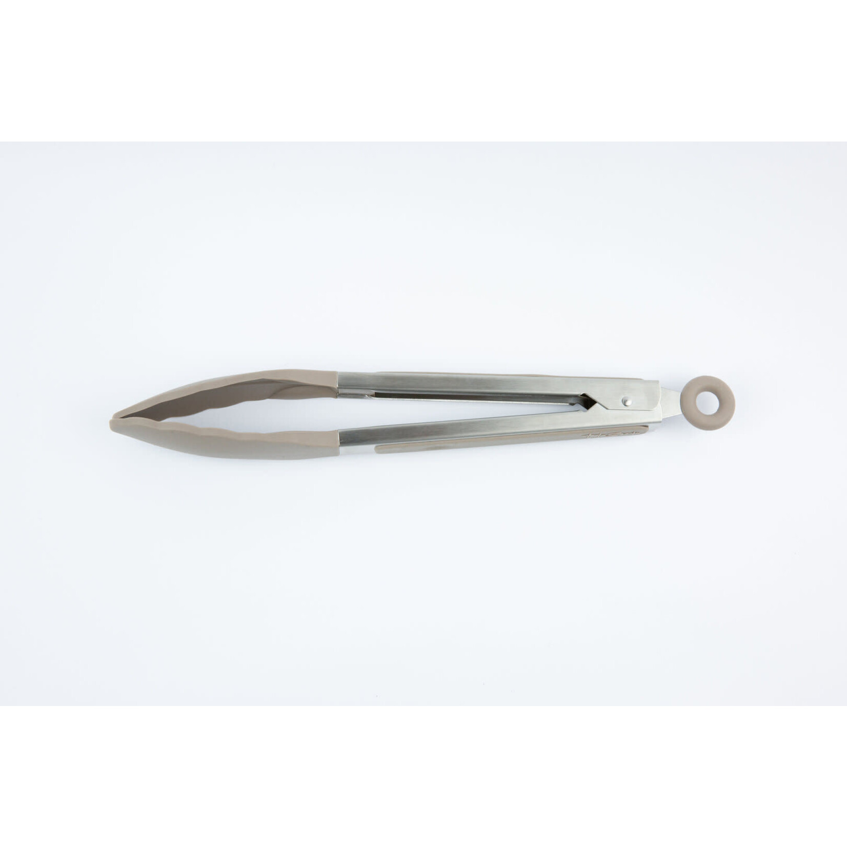 Tools2cook rvs Siliconen keukentang Taupe Tools2cook keuken tang Nutmeg Grey 1000704