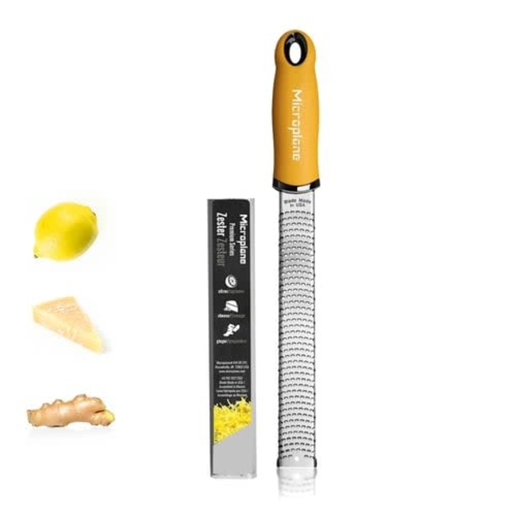 Microplane Zester Microplane zester Mustard Yellow Microplane 46623