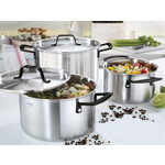 Spring Pannen en meer 4 delige kookpannenset Spring Gourmet zwart pannenset Spring Gourmet zwart Spring 0585855104