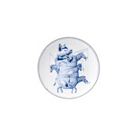 Heinen Delfts Blauw 20 cm Wandbord Zebra Redmer Hoekstra Zebra wandbord Heinen Delfts Blauw RH0005