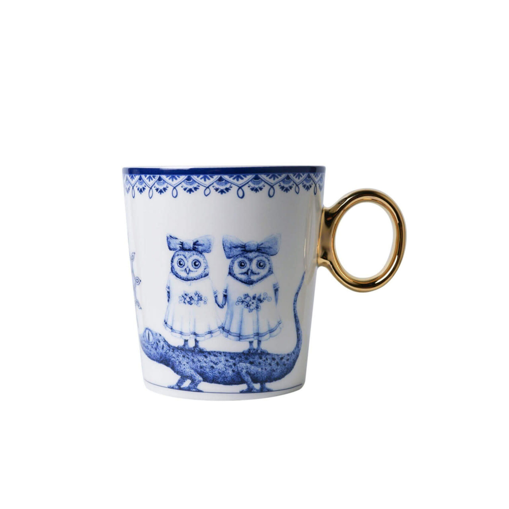 Heinen Delfts Blauw 300 ml sterrenbeeld mok Tweelingen Redmer Hoekstra Heinen Delfts Blauw RH1004