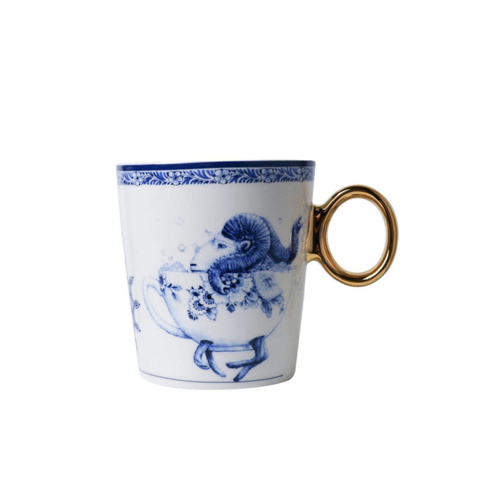 Heinen Delfts Blauw 300 ml sterrenbeeld mok Ram Redmer Hoekstra Heinen Delfts Blauw RH1009