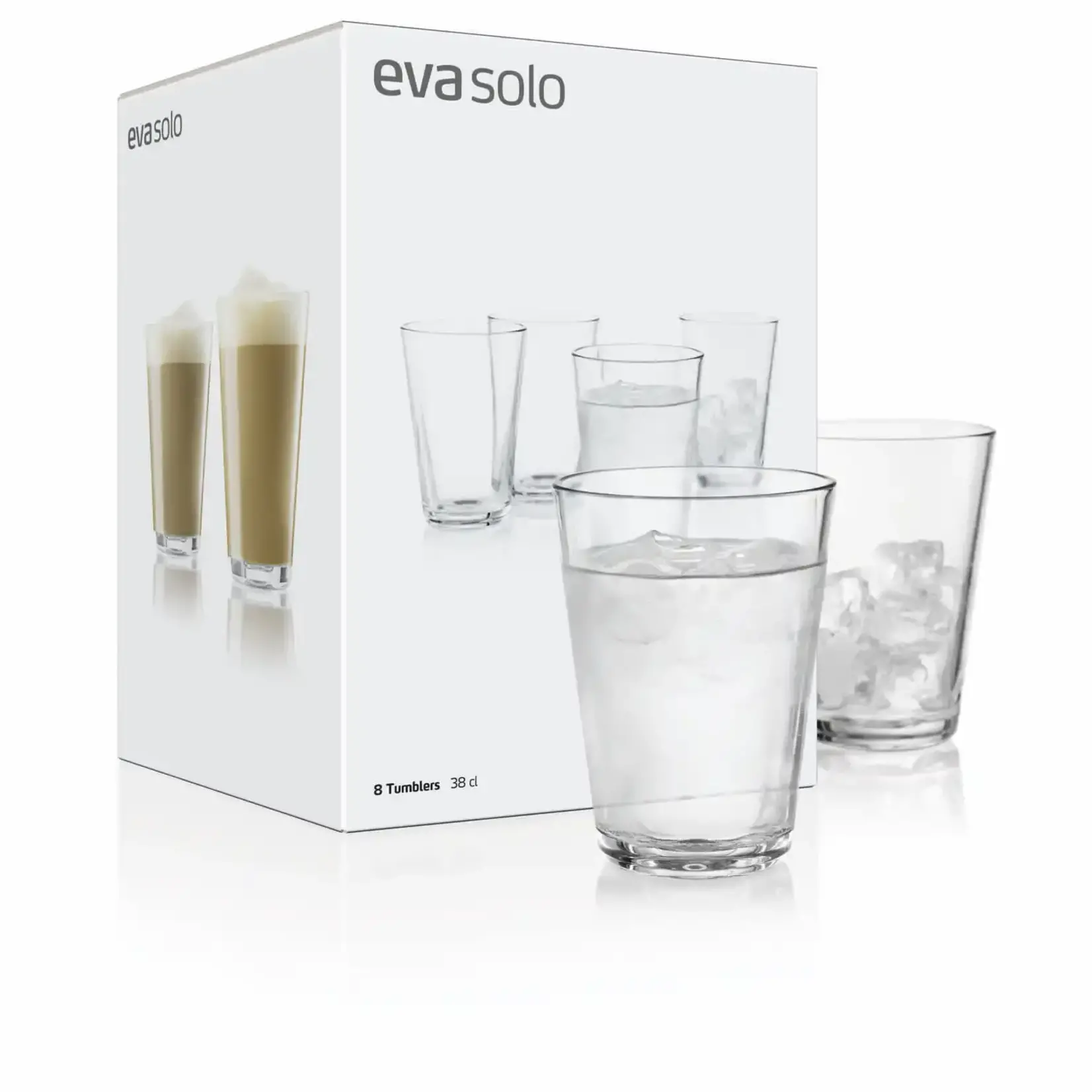 Eva Solo en Eva Trio 8 stuks 380 ml glas Eva Solo glas voor warm en koud 380 ml Eva Solo 567423