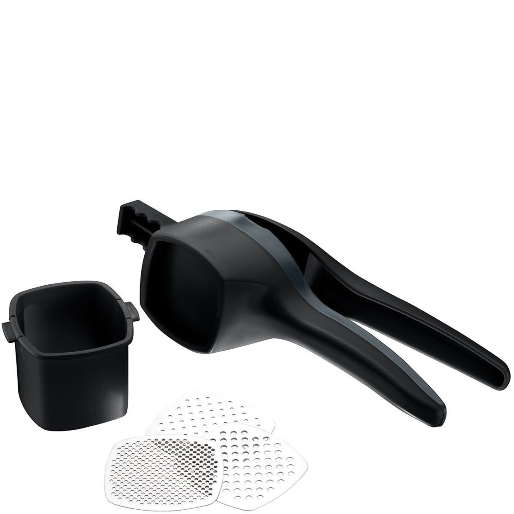 Gefu kunststof - rvs pureepers met 3 inzetten Gefu pureepers pureeknijper Presco Gefu 13155