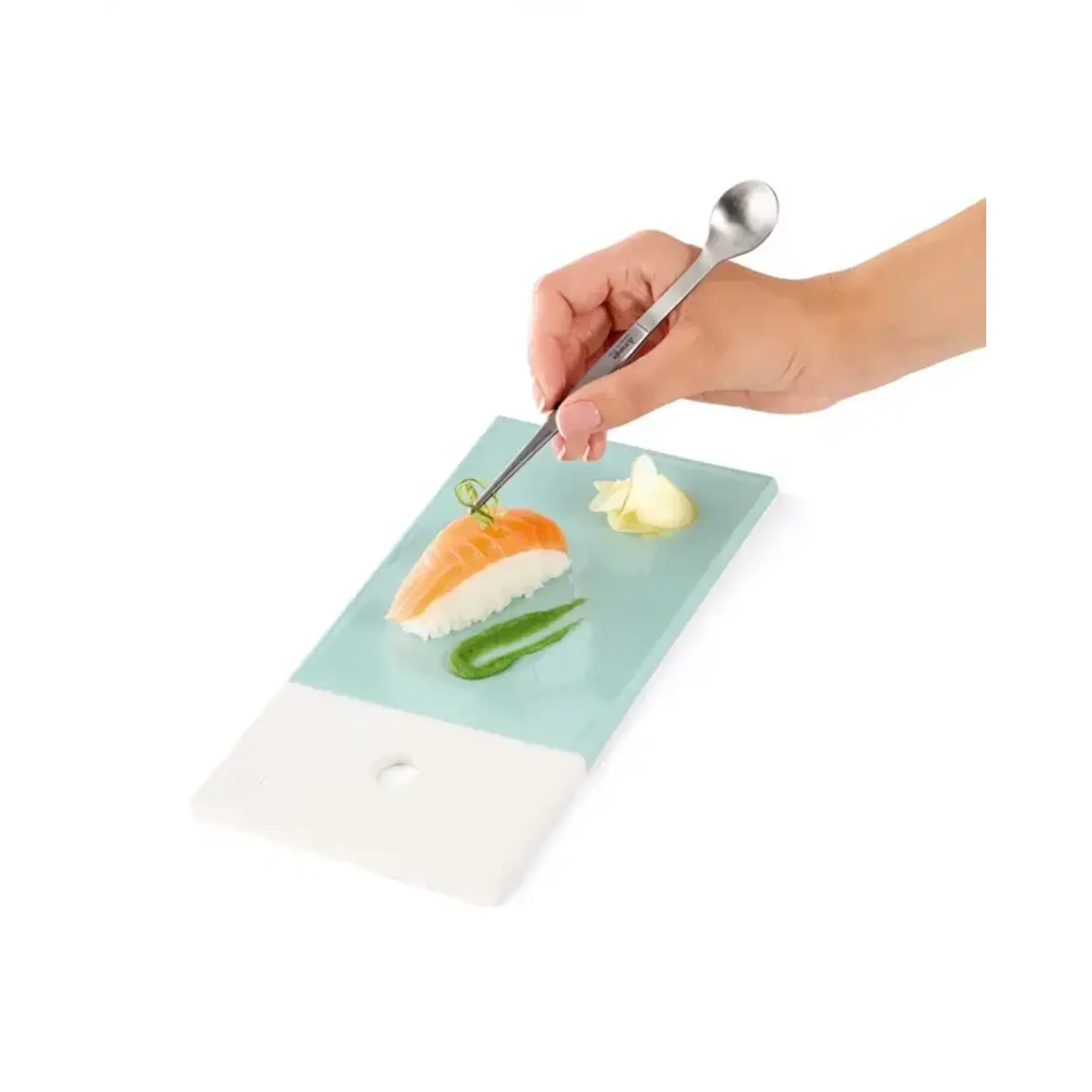 Triangle tools Rvs proeflepel en keukenpincet Triangle proeflepel en kokspincet rvs Triangle 504931701