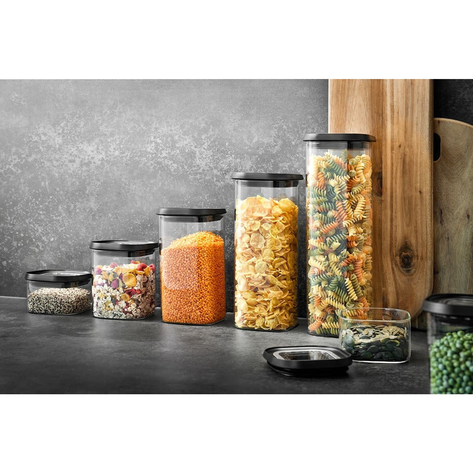 Gefu 2500 ml glazen voorraadpot Gefu Pantry voorraad pot 2500 ml Gefu 12805