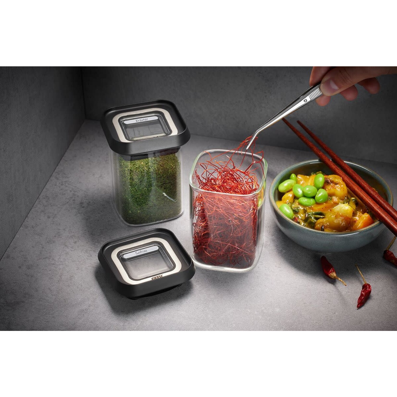 Gefu 180 ml glazen voorraadpot Gefu Pantry mini voorraad potje 180 ml Gefu 12808