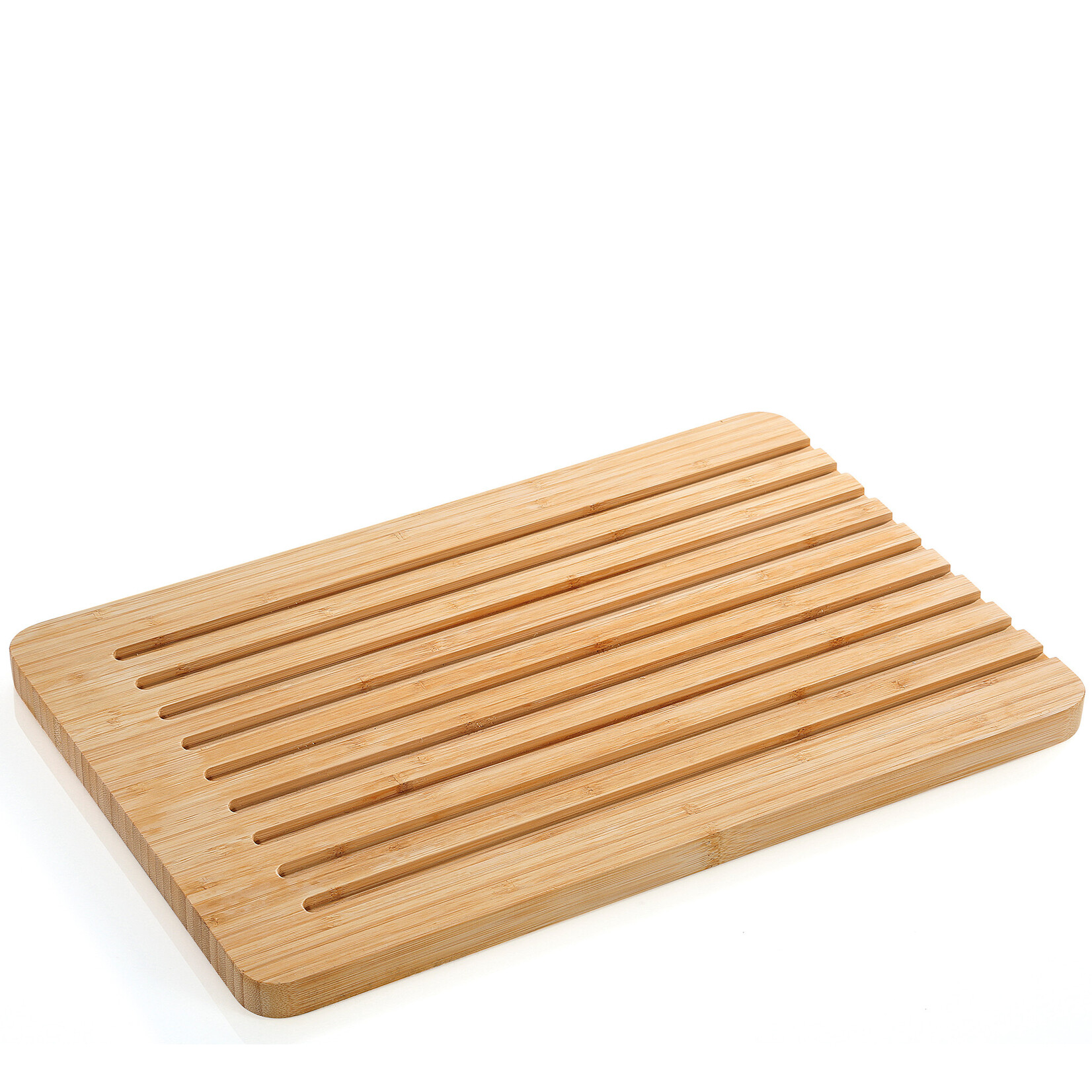 Zassenhaus 42 x 27.5 x 2 cm bamboe broodsnijplank Zassenhaus snijplank met kruimelsleuven Zassenhaus 054439