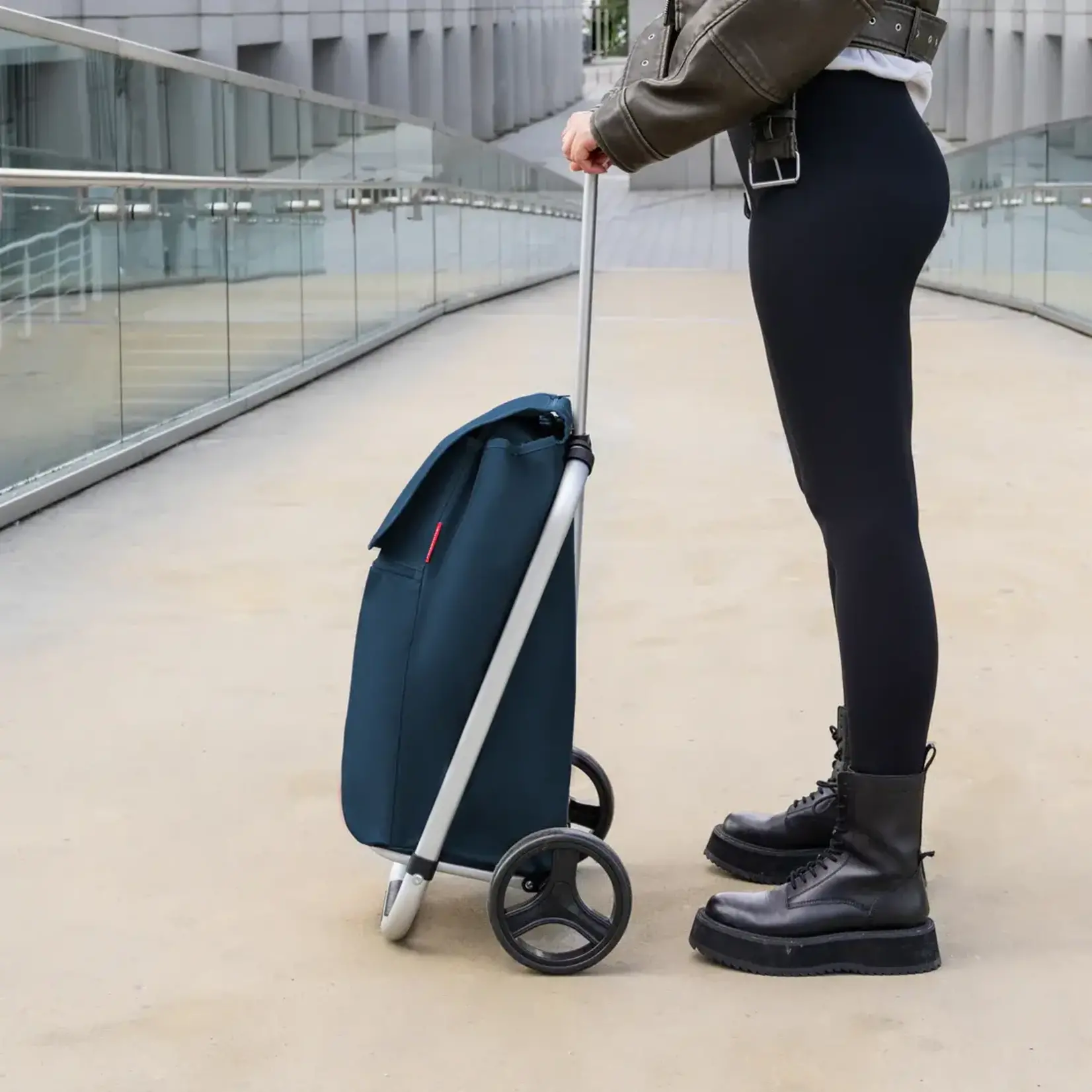 Reisenthel Donker blauwe shopping trolley Reisenthel Shopping Trolley Dark Blue Reisenthel MH4059