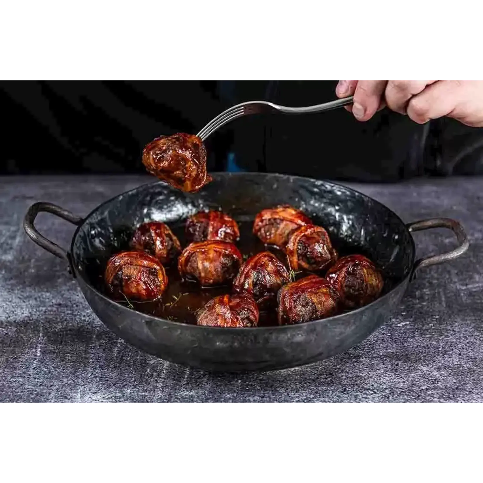 Forged 28 cm koekenpan Forged Essentials koekenpan 28 cm serveerpan 2 handvatten Forged 8720791532086