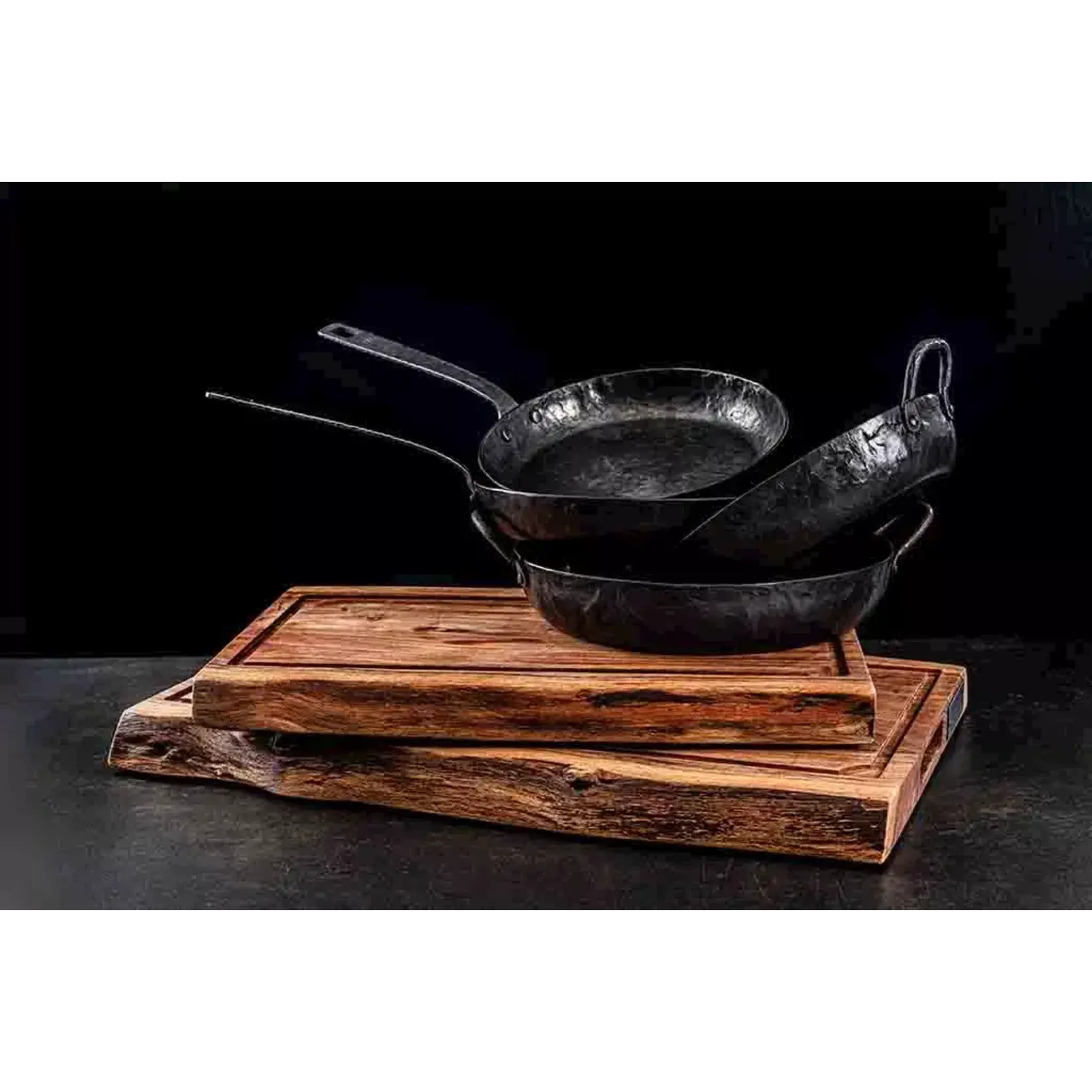 Forged 28 cm koekenpan Forged Essentials koekenpan 28 cm serveerpan 2 handvatten Forged 8720791532086